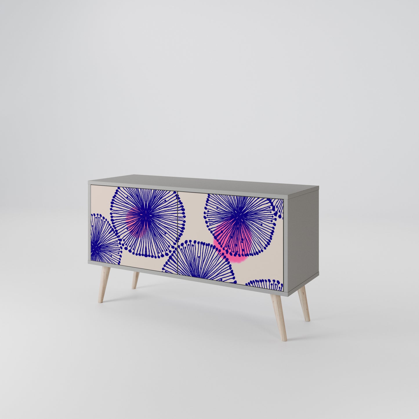 MAGIC NATURE Compact 2-Door TV Cabinet