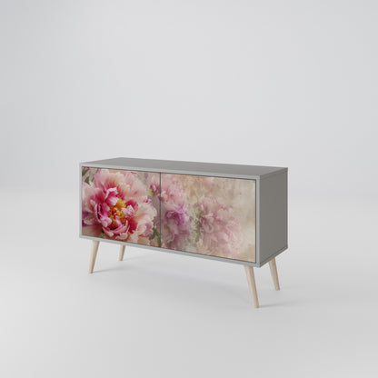 PEONY WHISPER Compact 2-Door TV Cabinet