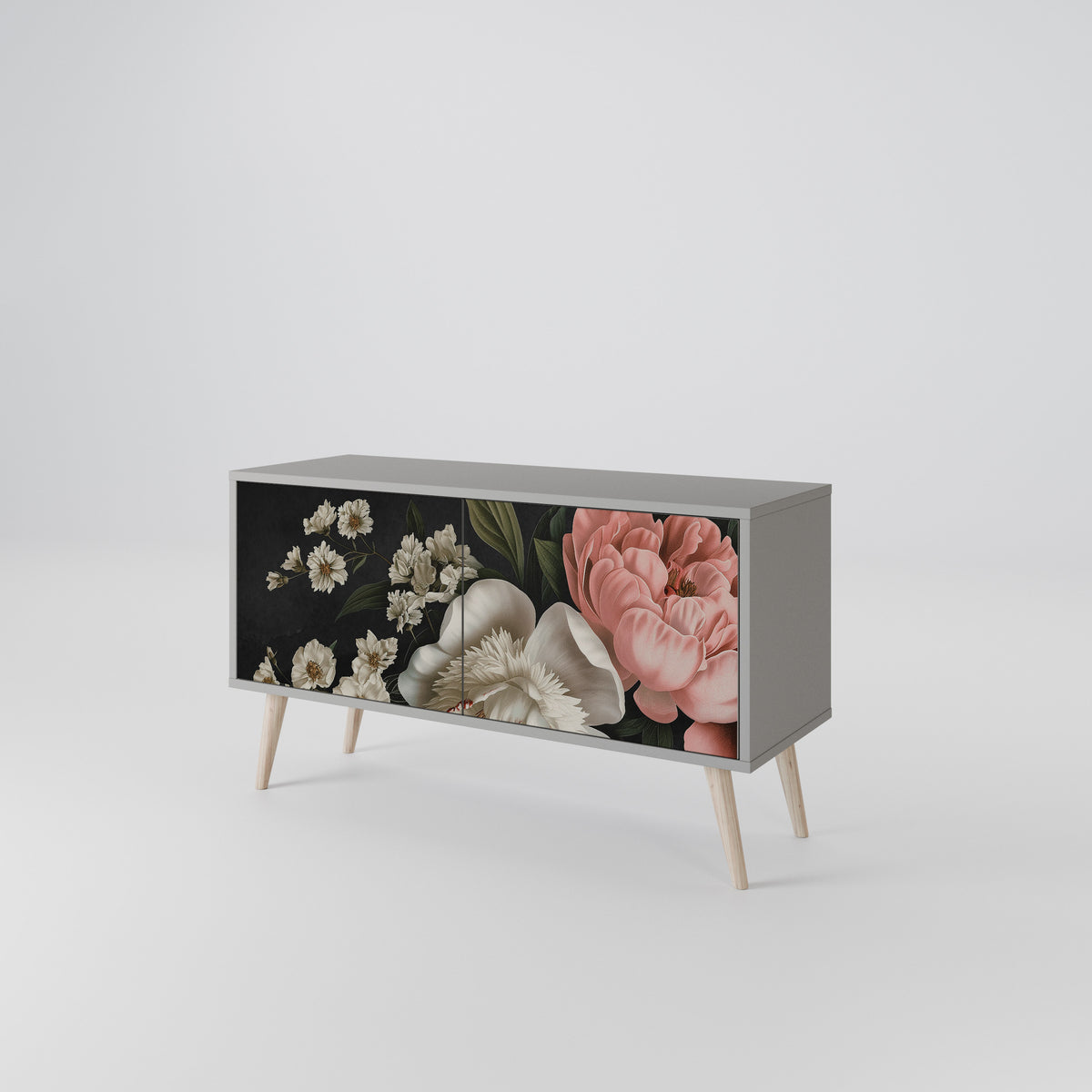 LUSH ELEGANCE Compact 2-Door TV Cabinet
