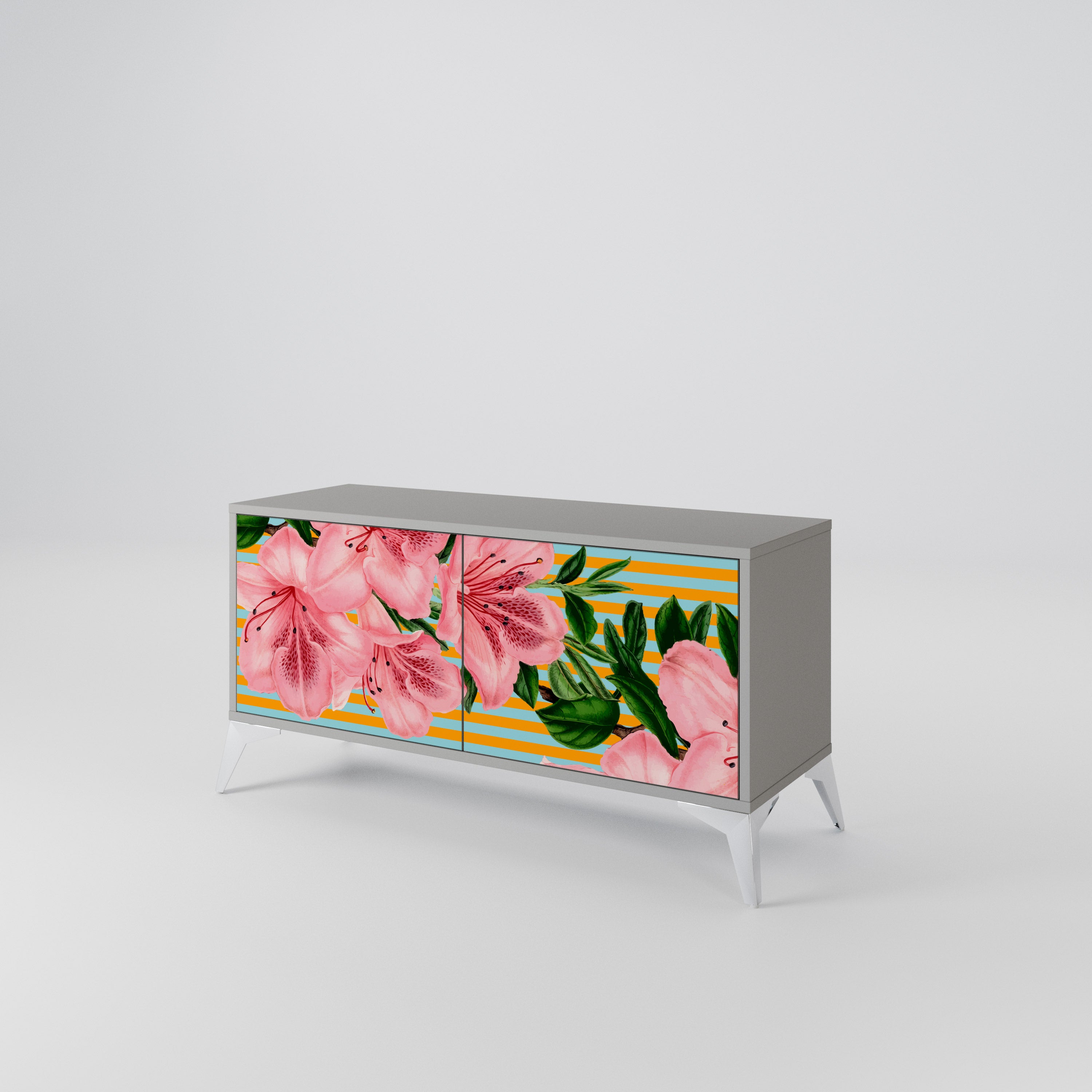 FRAGILE BEAUTY Compact 2-Door TV Cabinet