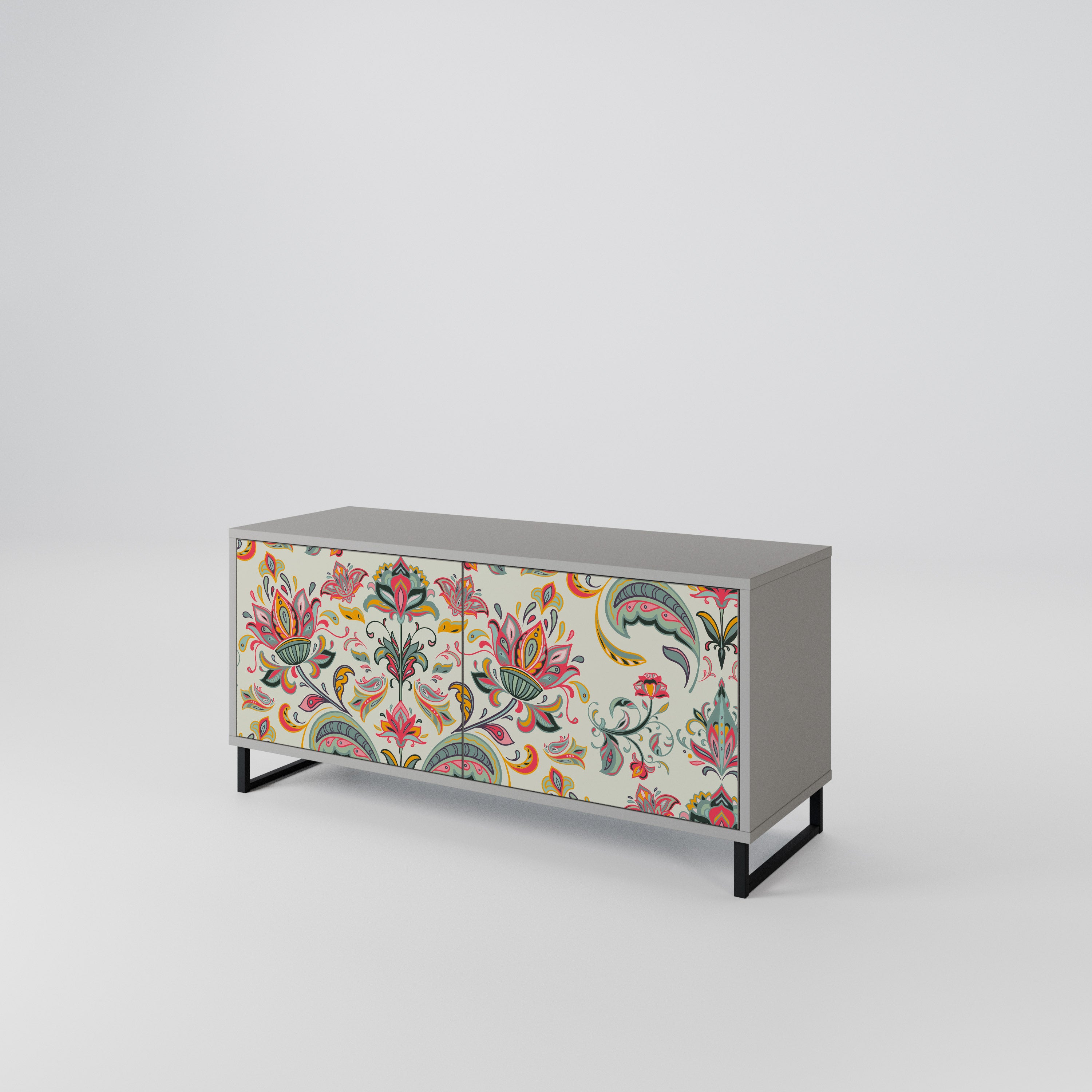 ORGANIC FOLKLORE Compact 2-Door TV Cabinet