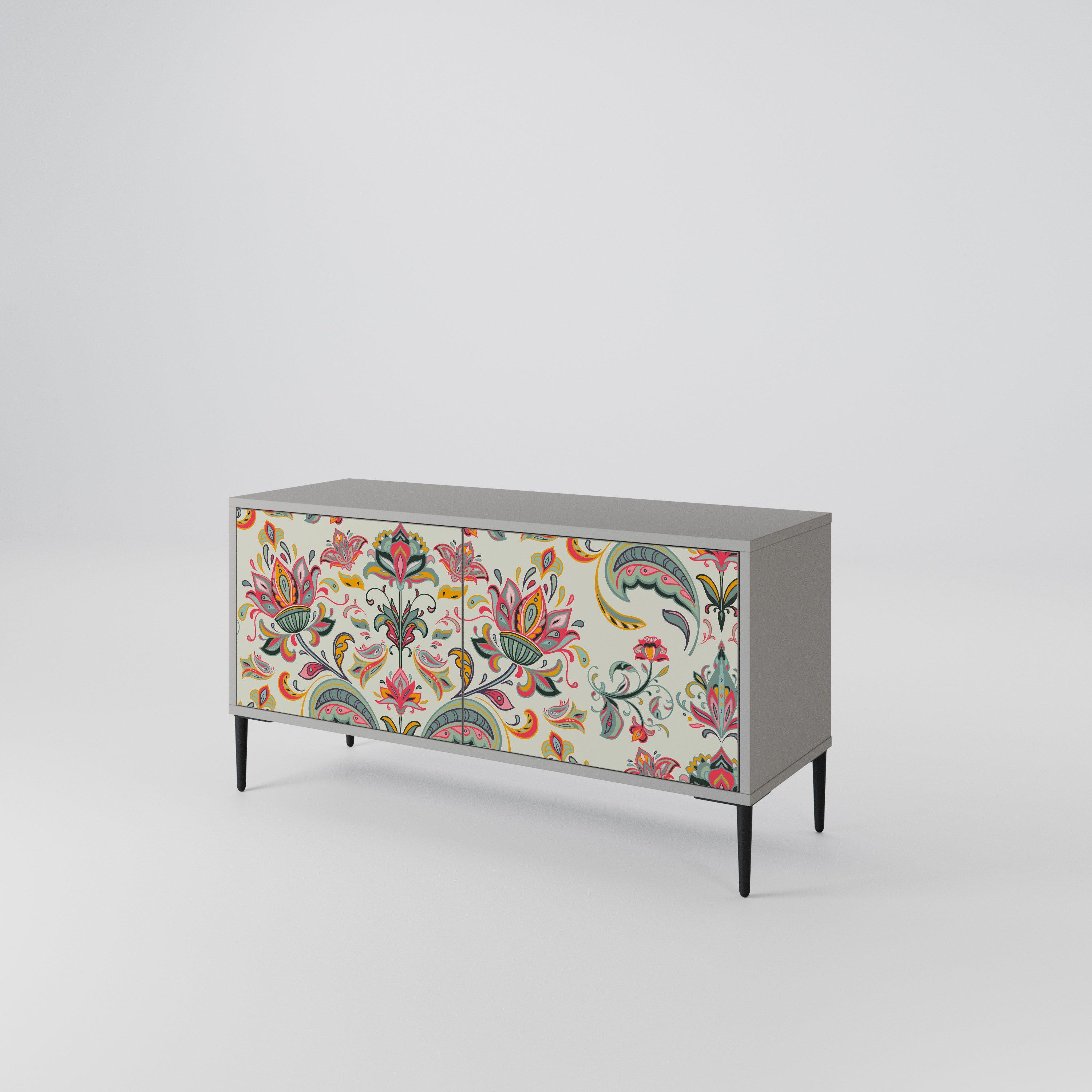 ORGANIC FOLKLORE Compact 2-Door TV Cabinet