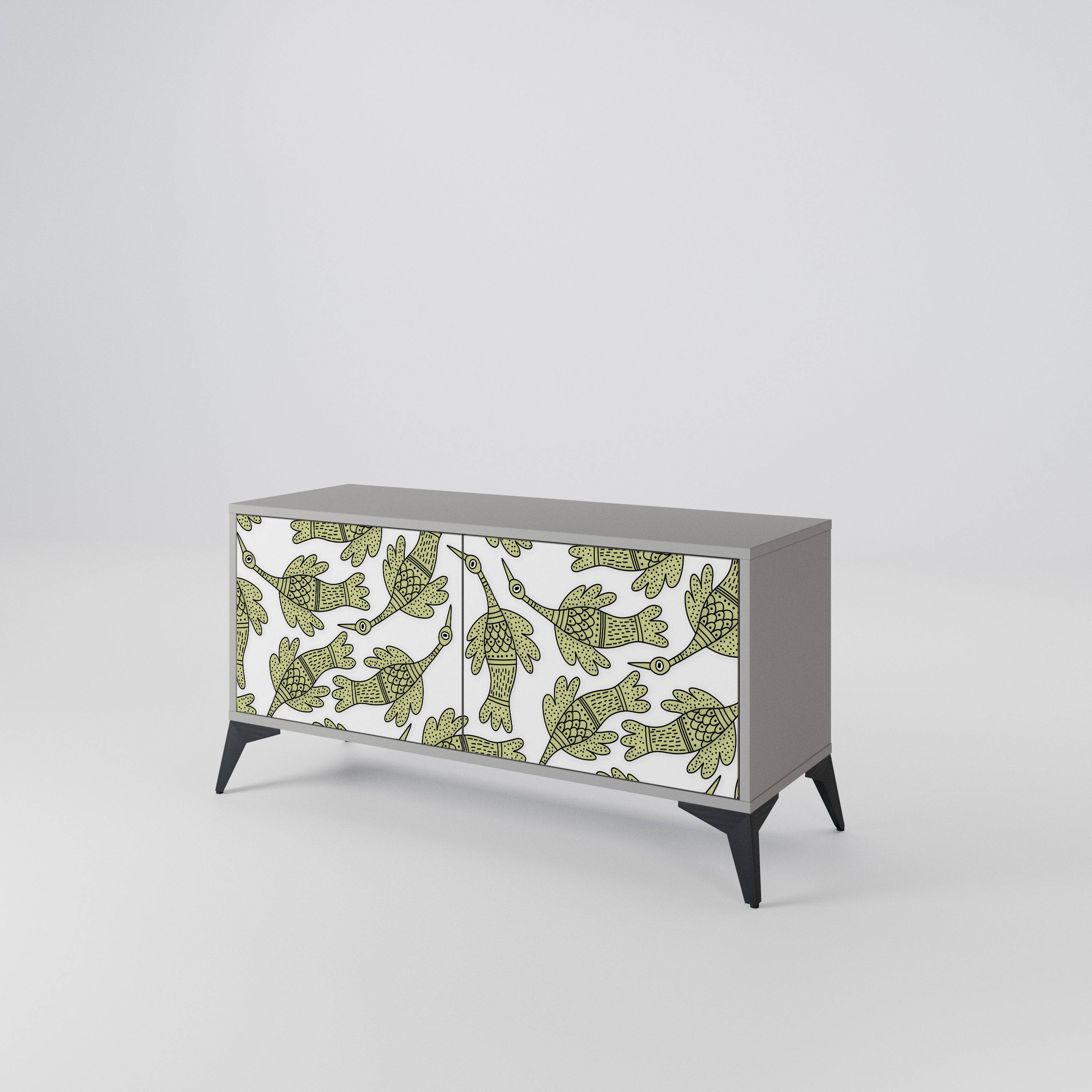 SEEDLING SONGBIRD Compact 2-Door TV Cabinet