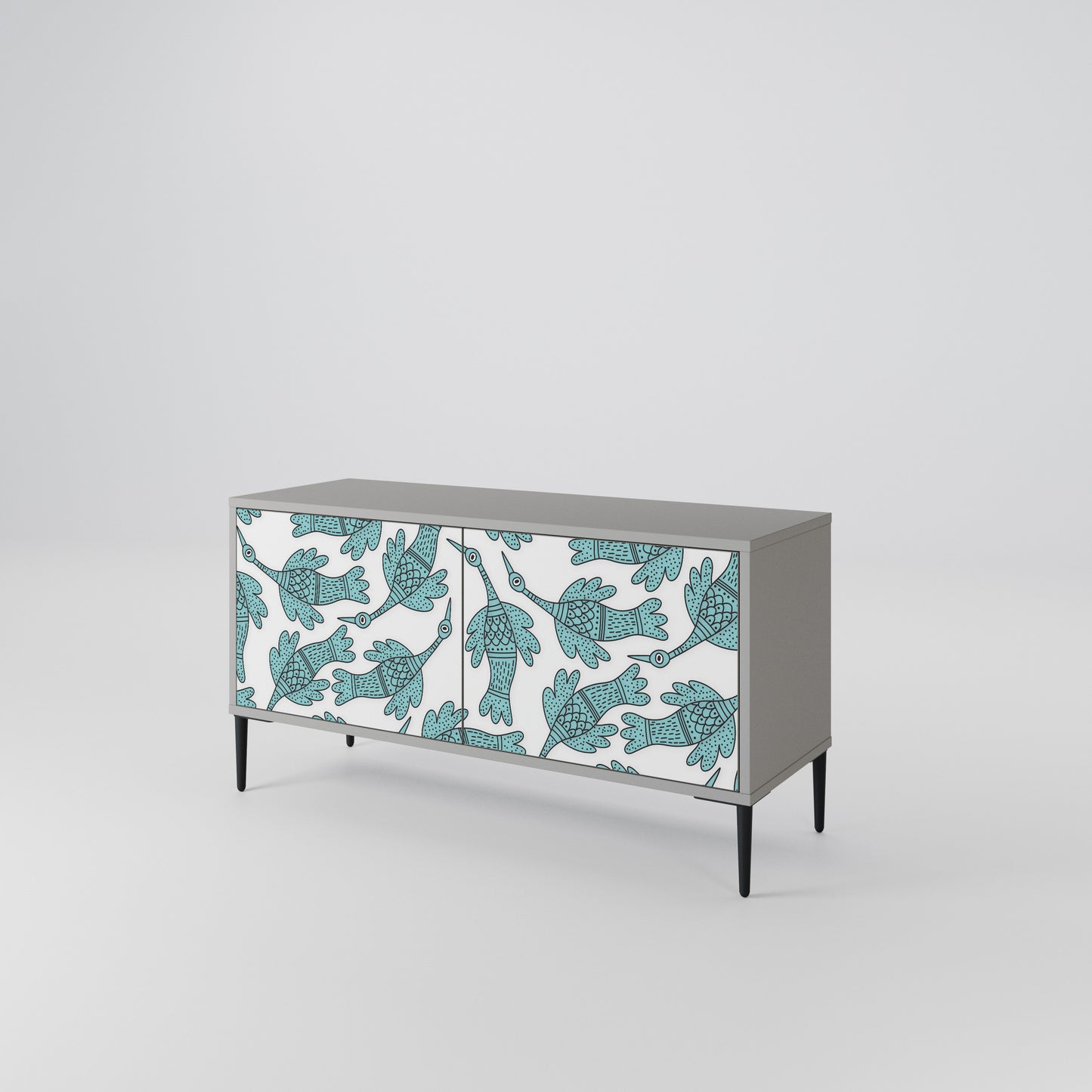 WATERSPOUT SONGIBIRD Compact 2-Door TV Cabinet