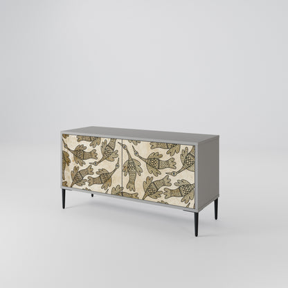 ALMONDINE SONGBIRD Compact 2-Door TV Cabinet