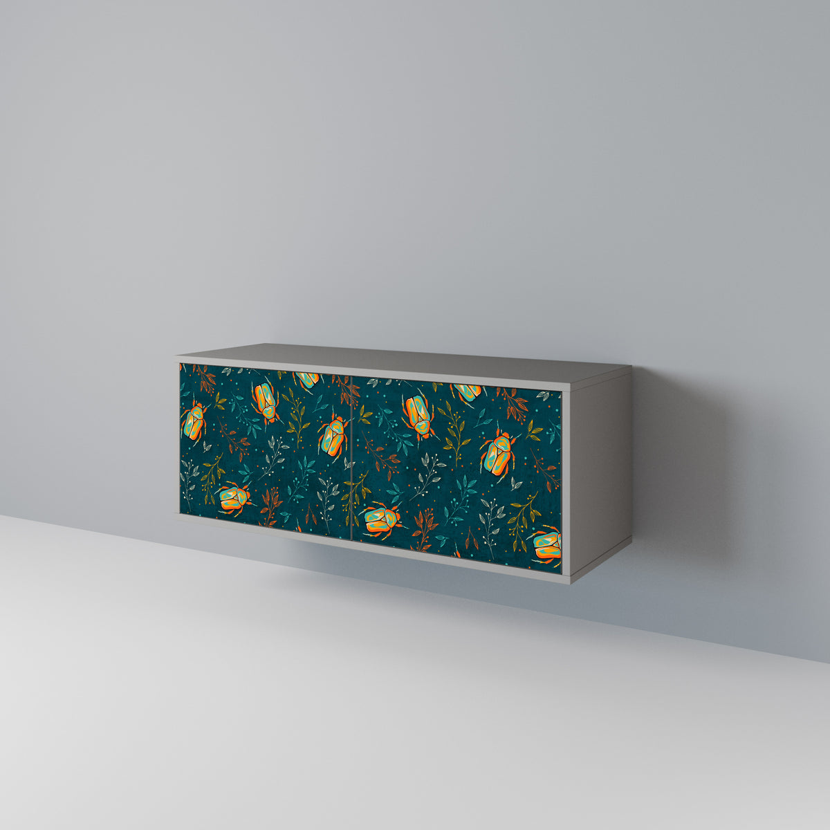 AUTUMN INSECTS Compact 2-Door TV Cabinet