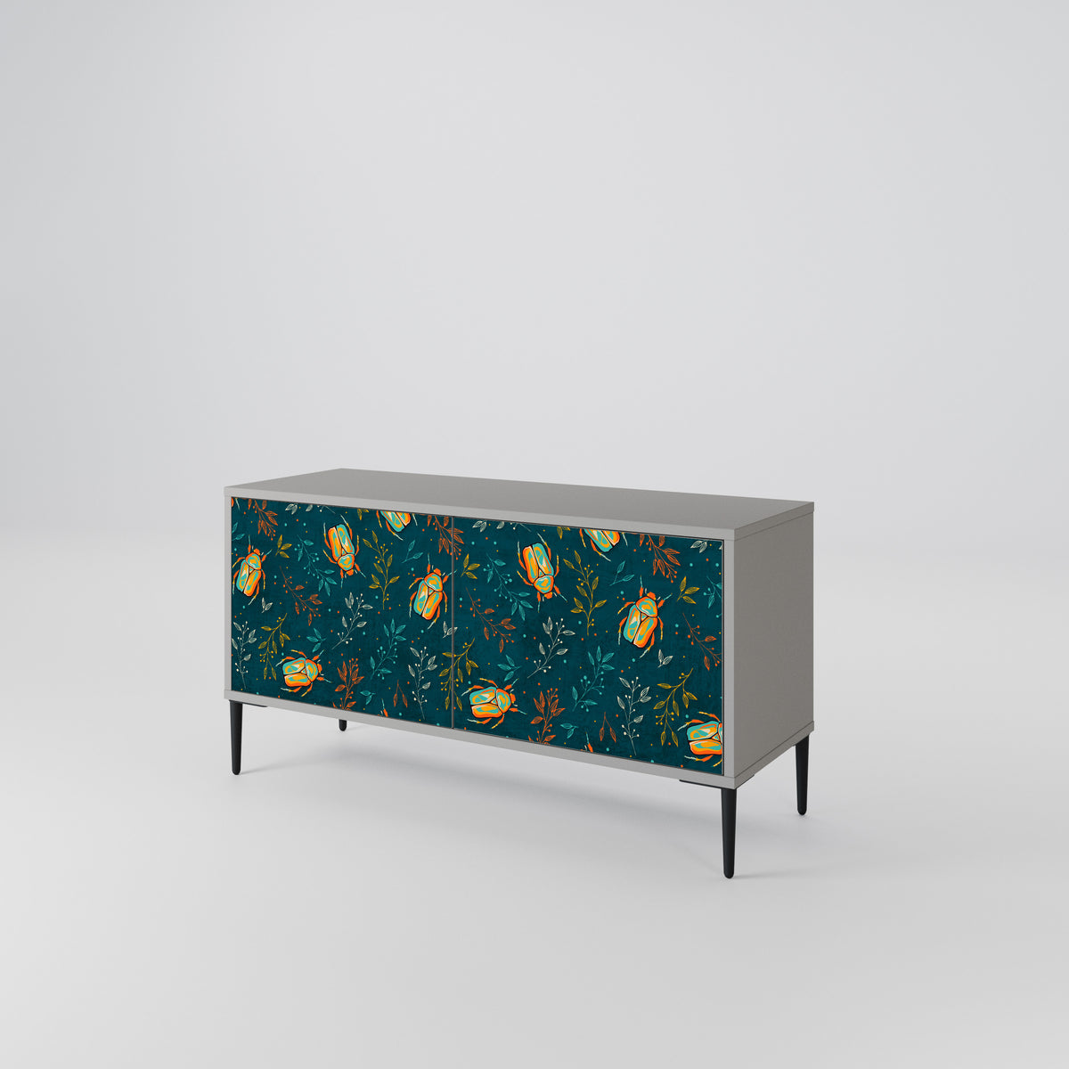 AUTUMN INSECTS Compact 2-Door TV Cabinet