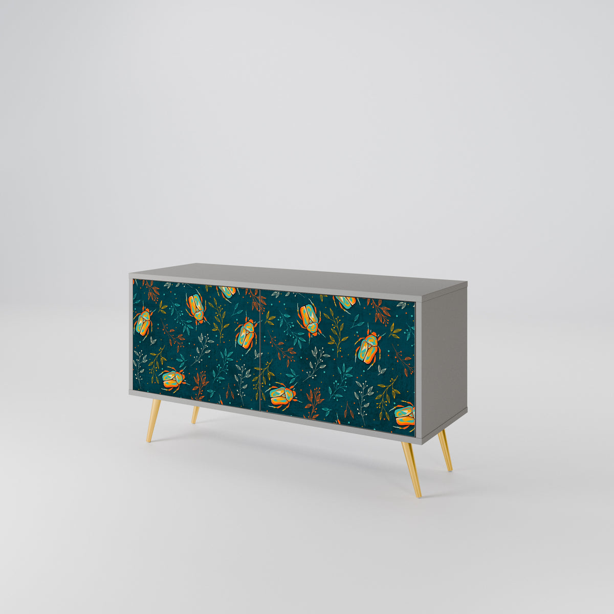 AUTUMN INSECTS Compact 2-Door TV Cabinet