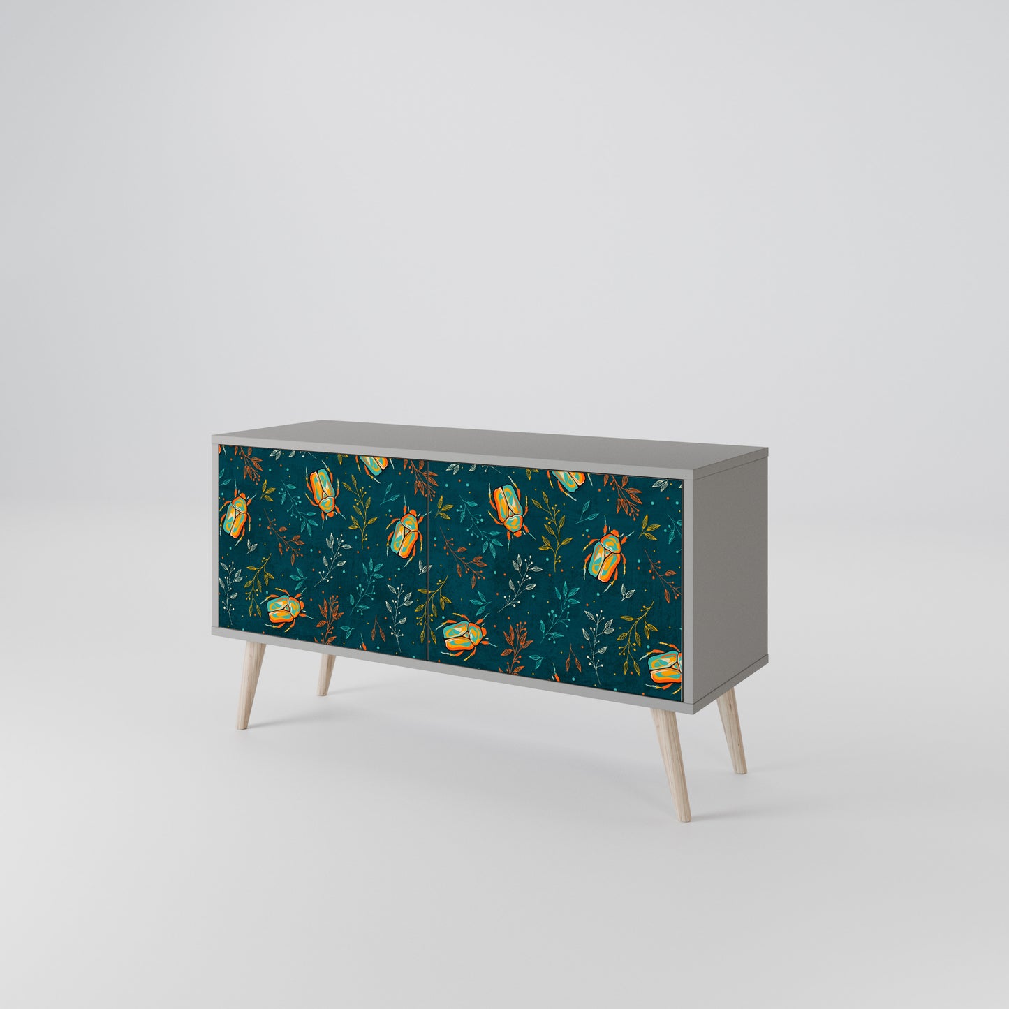 AUTUMN INSECTS Compact 2-Door TV Cabinet