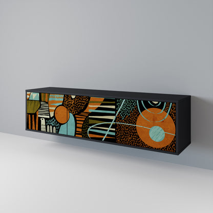 GEODE GLIMMER 3-Door TV Cabinet