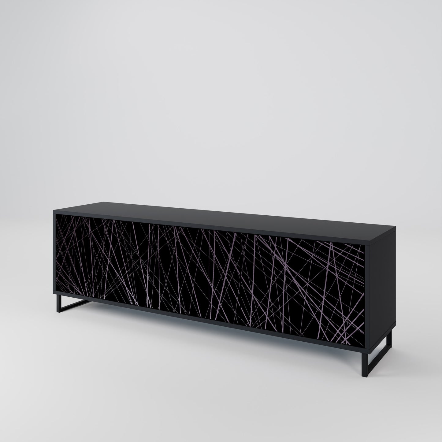 SHIMMER SPIDERGRAM 3-Door TV Cabinet