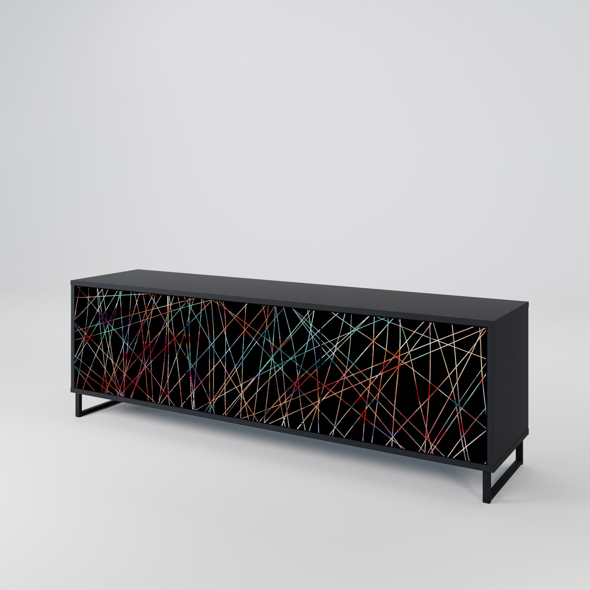 LUMINOUS SNARE 3-Door TV Cabinet
