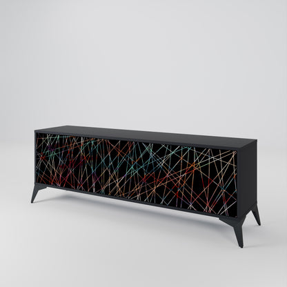 LUMINOUS SNARE 3-Door TV Cabinet