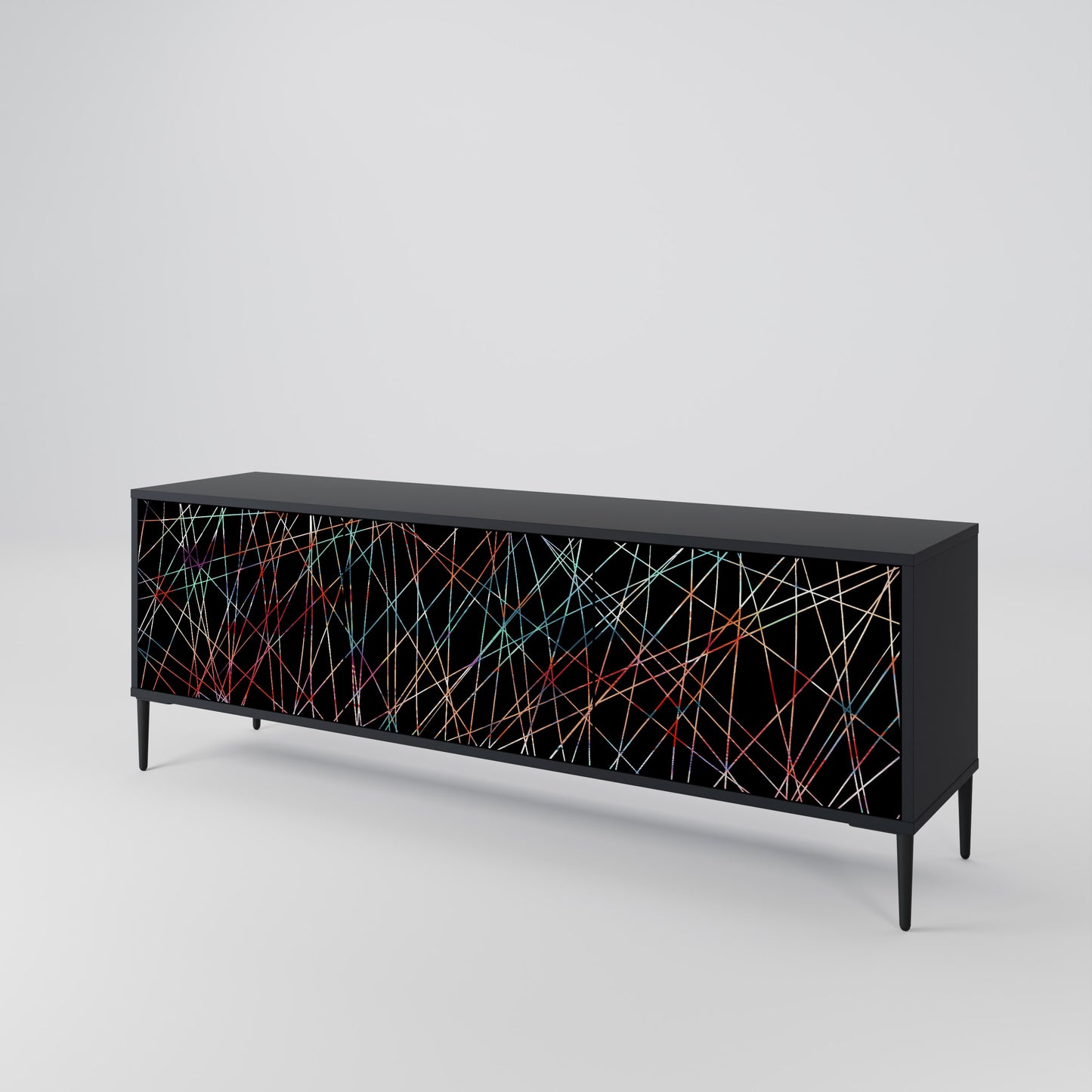 LUMINOUS SNARE 3-Door TV Cabinet