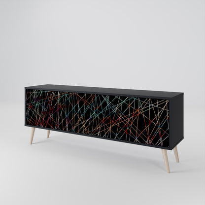 LUMINOUS SNARE 3-Door TV Cabinet