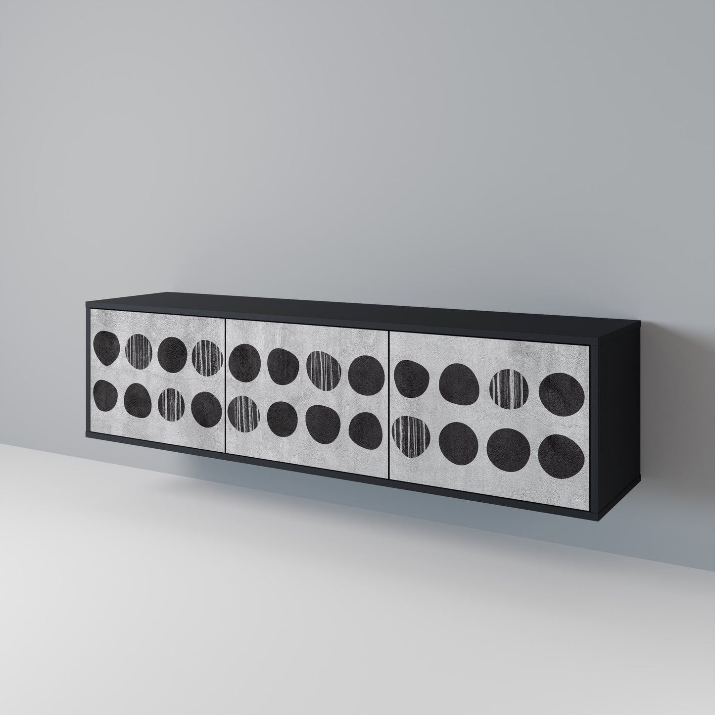 GHOSTLY GRADIENTS 3-Door TV Cabinet