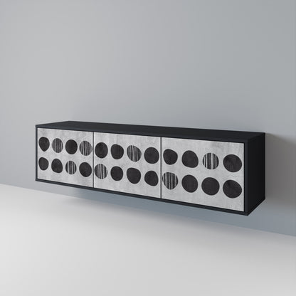 GHOSTLY GRADIENTS 3-Door TV Cabinet