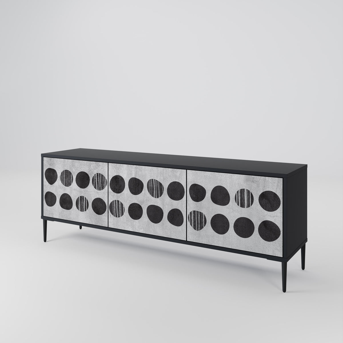 GHOSTLY GRADIENTS 3-Door TV Cabinet