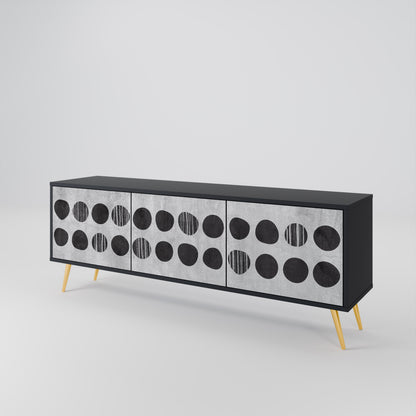 GHOSTLY GRADIENTS 3-Door TV Cabinet
