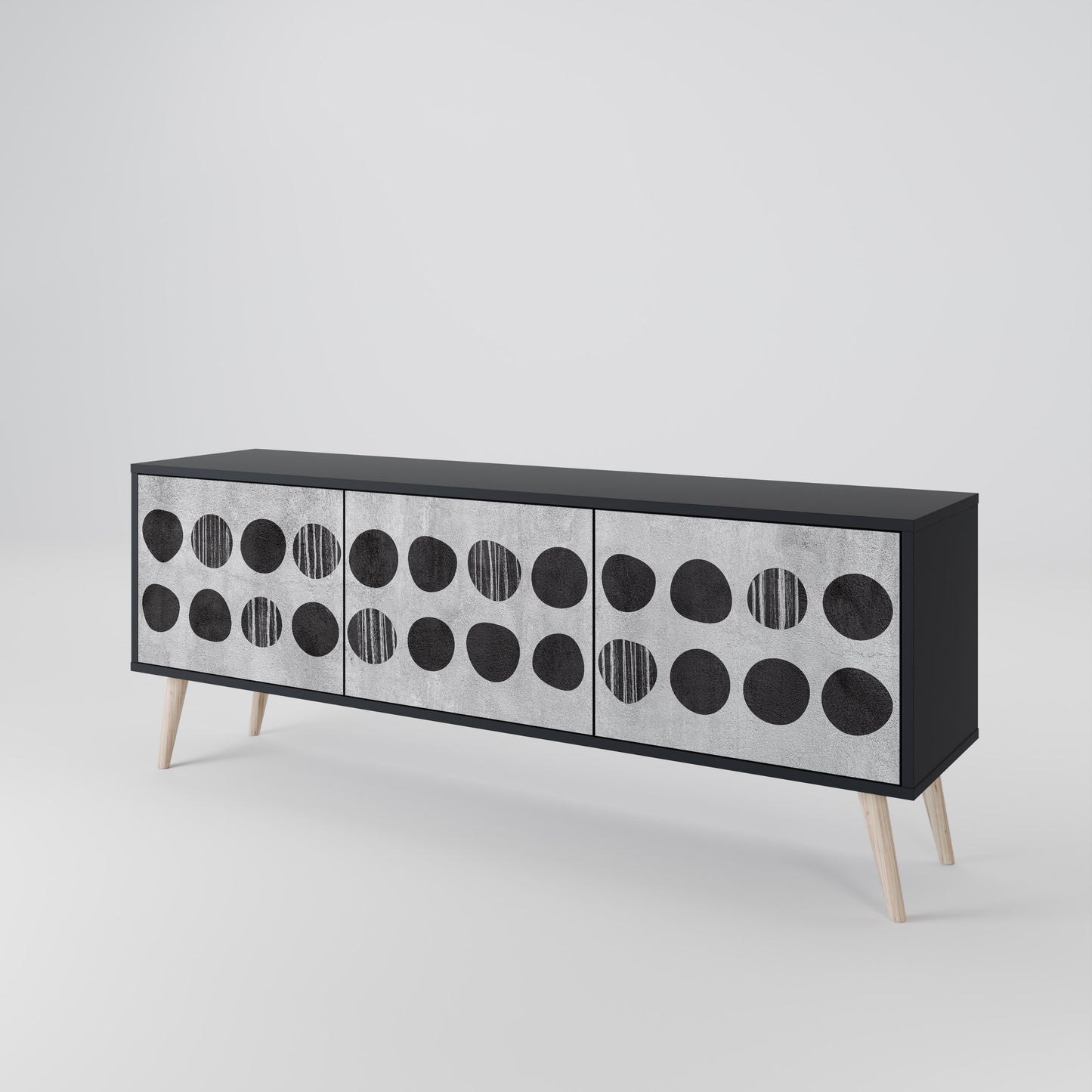 GHOSTLY GRADIENTS 3-Door TV Cabinet