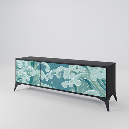 ASIAN SWAY 3-Door TV Cabinet