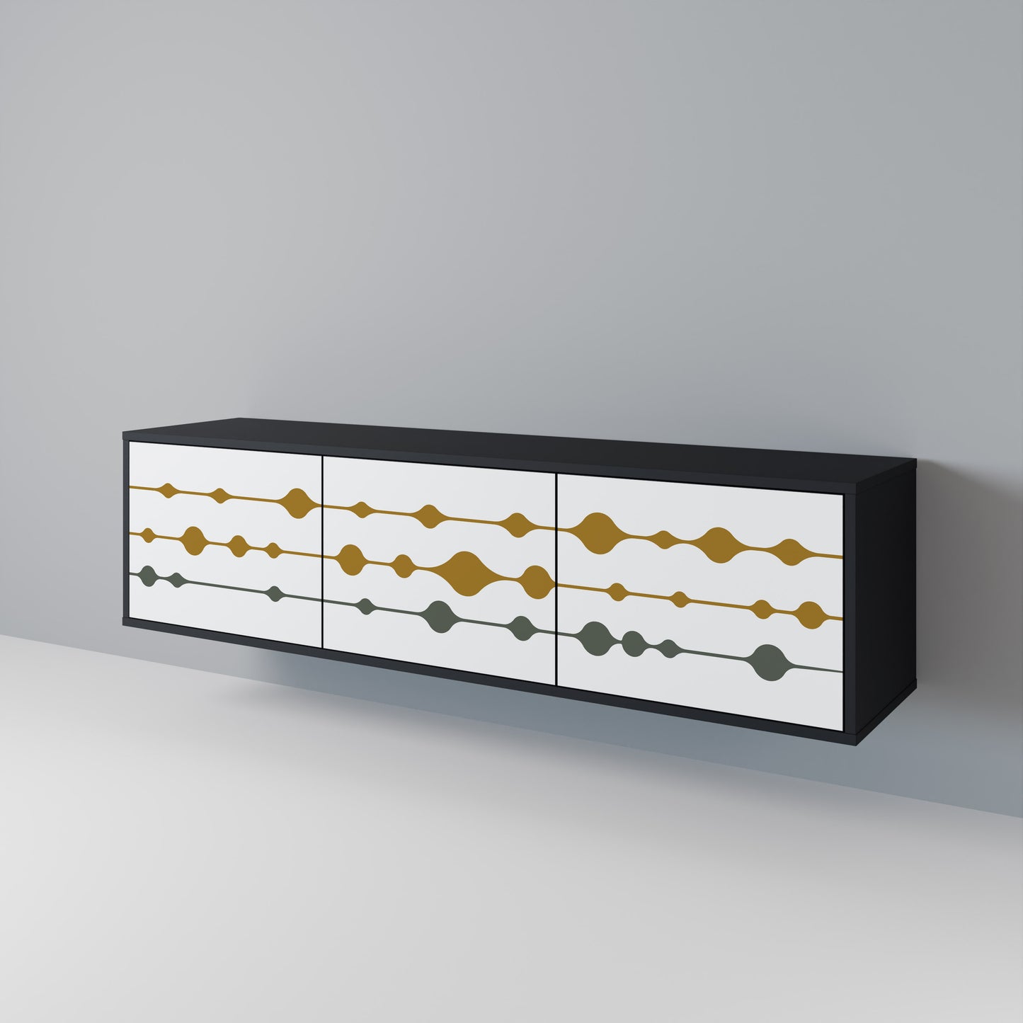 VIVID TONE 3-Door TV Cabinet