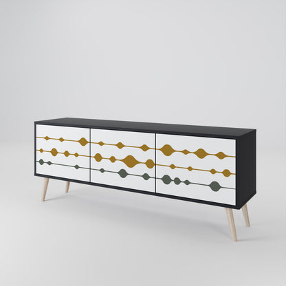 VIVID TONE 3-Door TV Cabinet