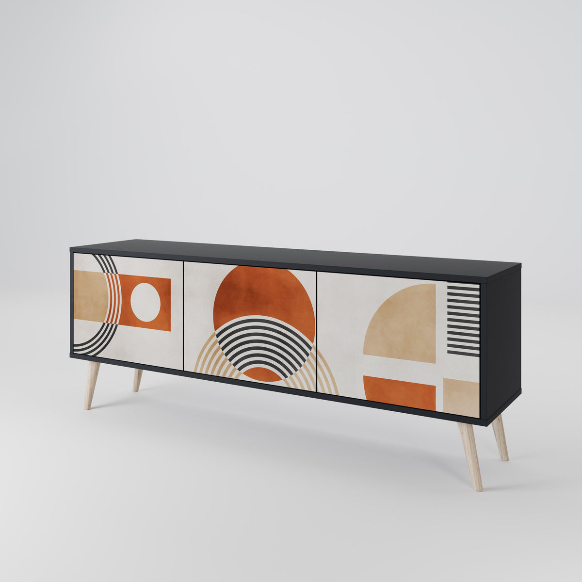 SPACE AROUND 3-Door TV Cabinet