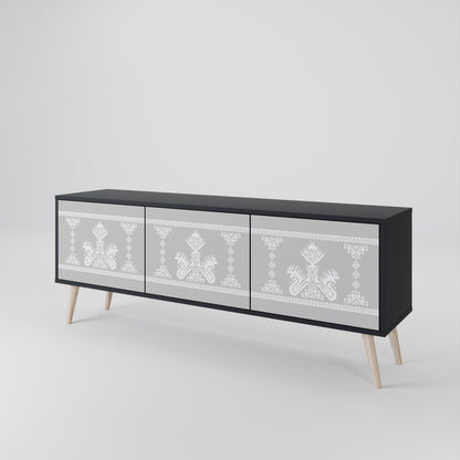 THAI GRAY 3-Door TV Cabinet