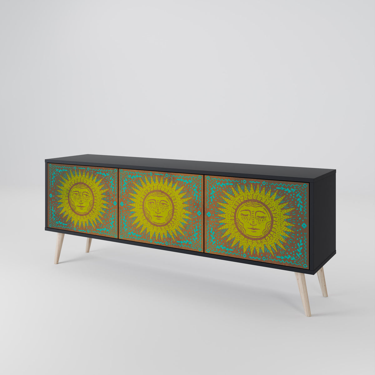 SUNSHINE EULOGY 3-Door TV Cabinet