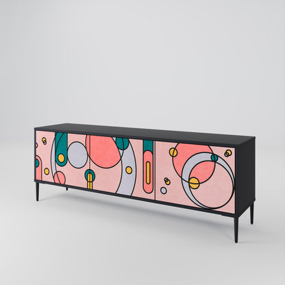 GOSSAMER ECHOES 3-Door TV Cabinet