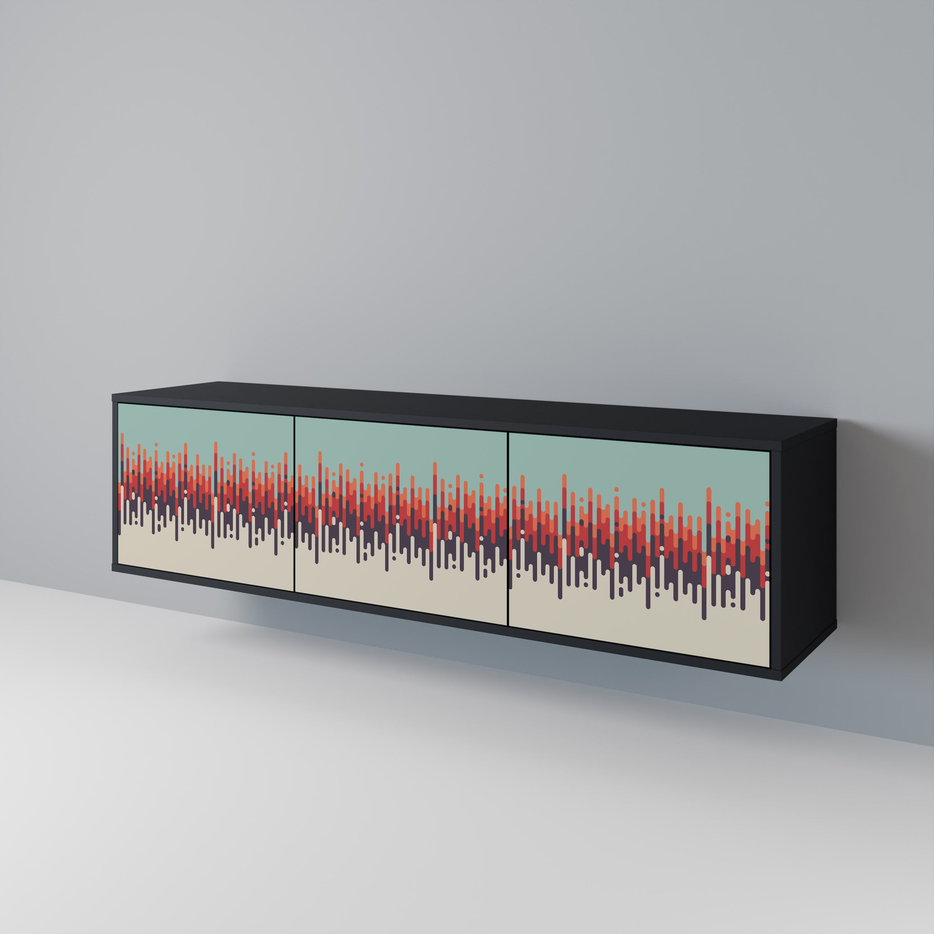 CHROMA CONTOURS 3-Door TV Cabinet