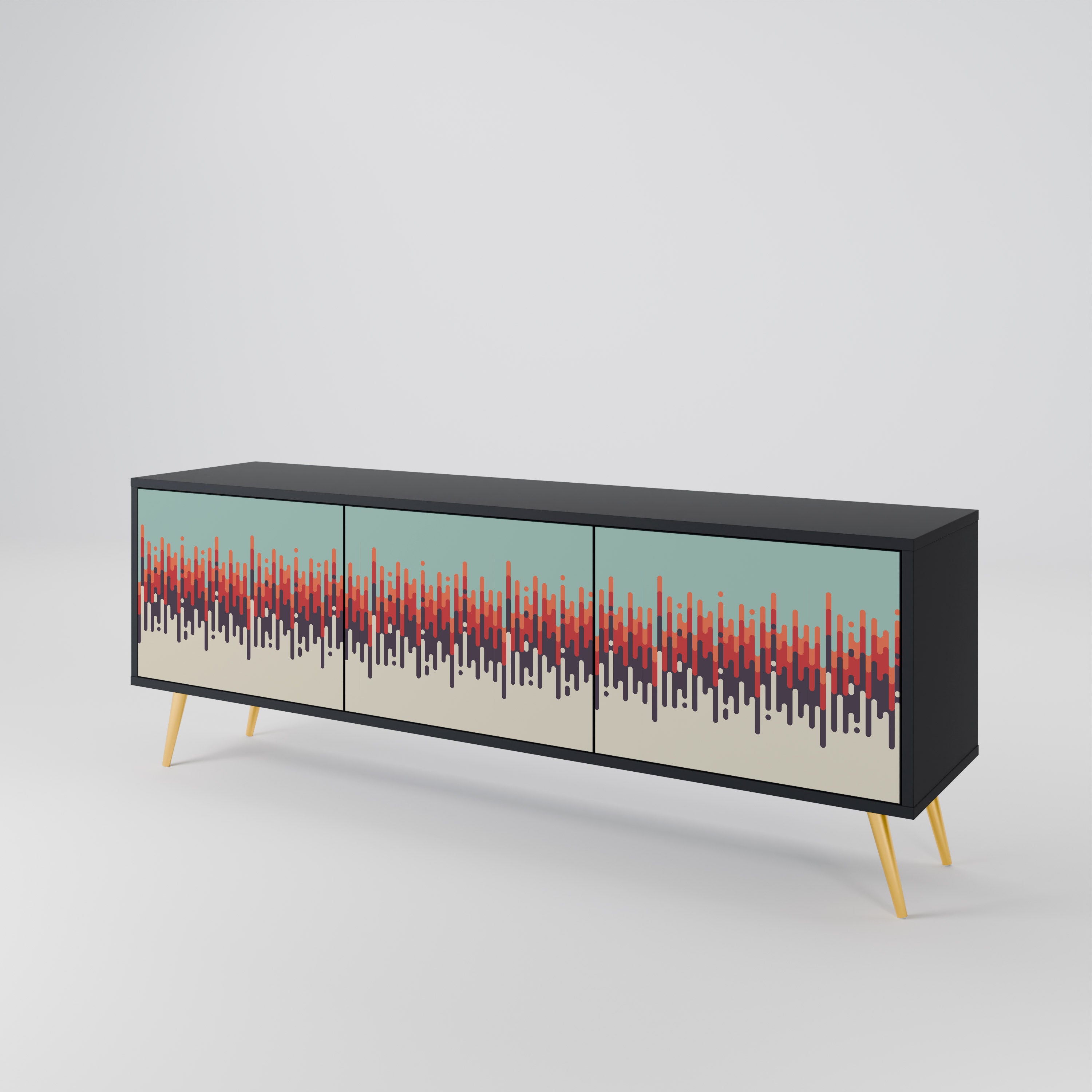 CHROMA CONTOURS 3-Door TV Cabinet