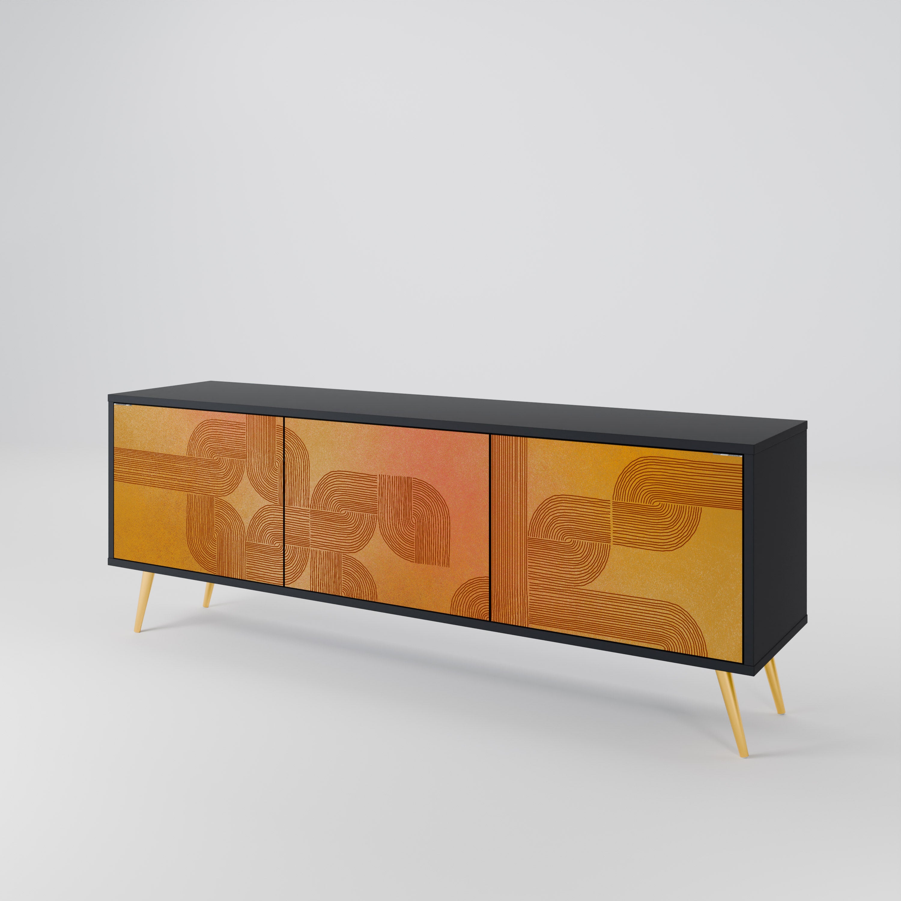 STRENGTHENING RELATION 3-Door TV Cabinet