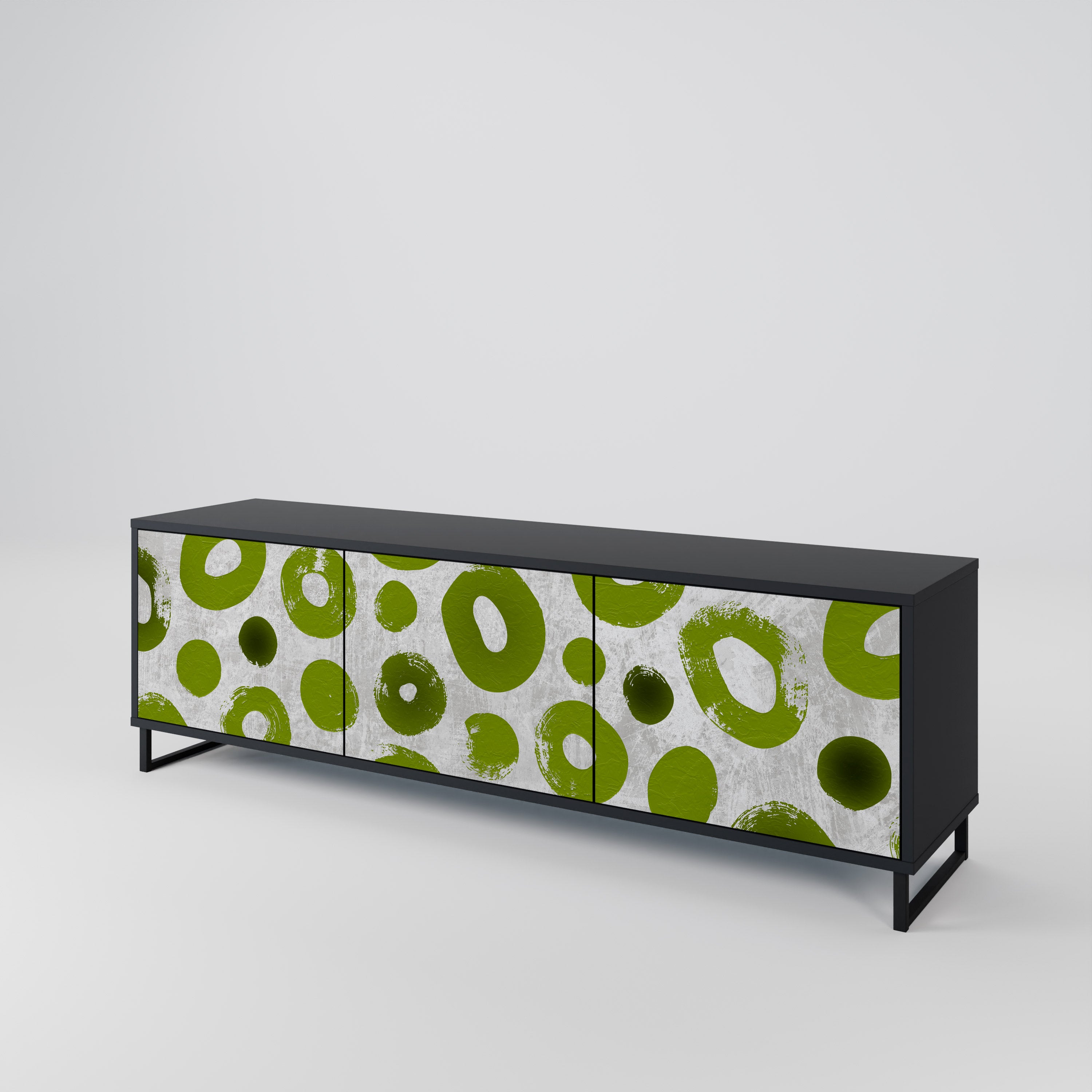 GREEN RHAPSODY 3-Door TV Cabinet