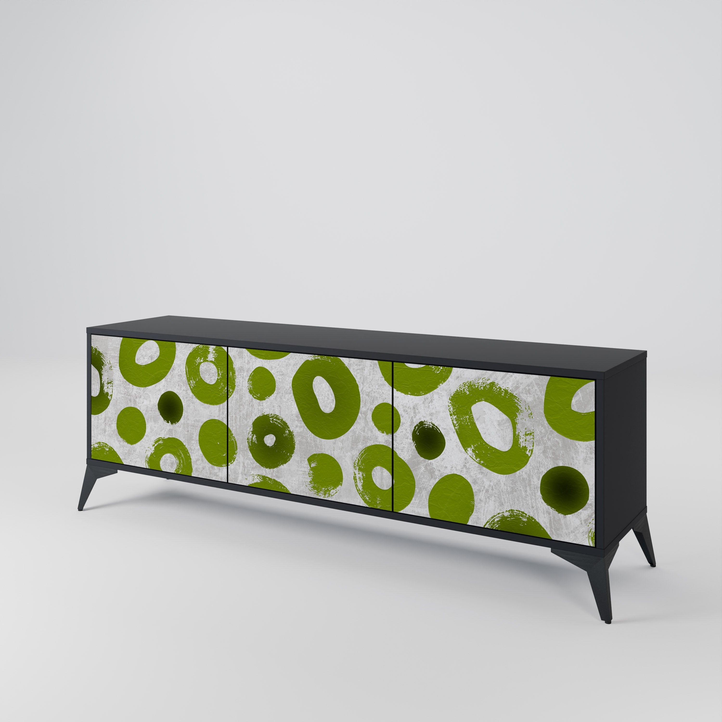 GREEN RHAPSODY 3-Door TV Cabinet