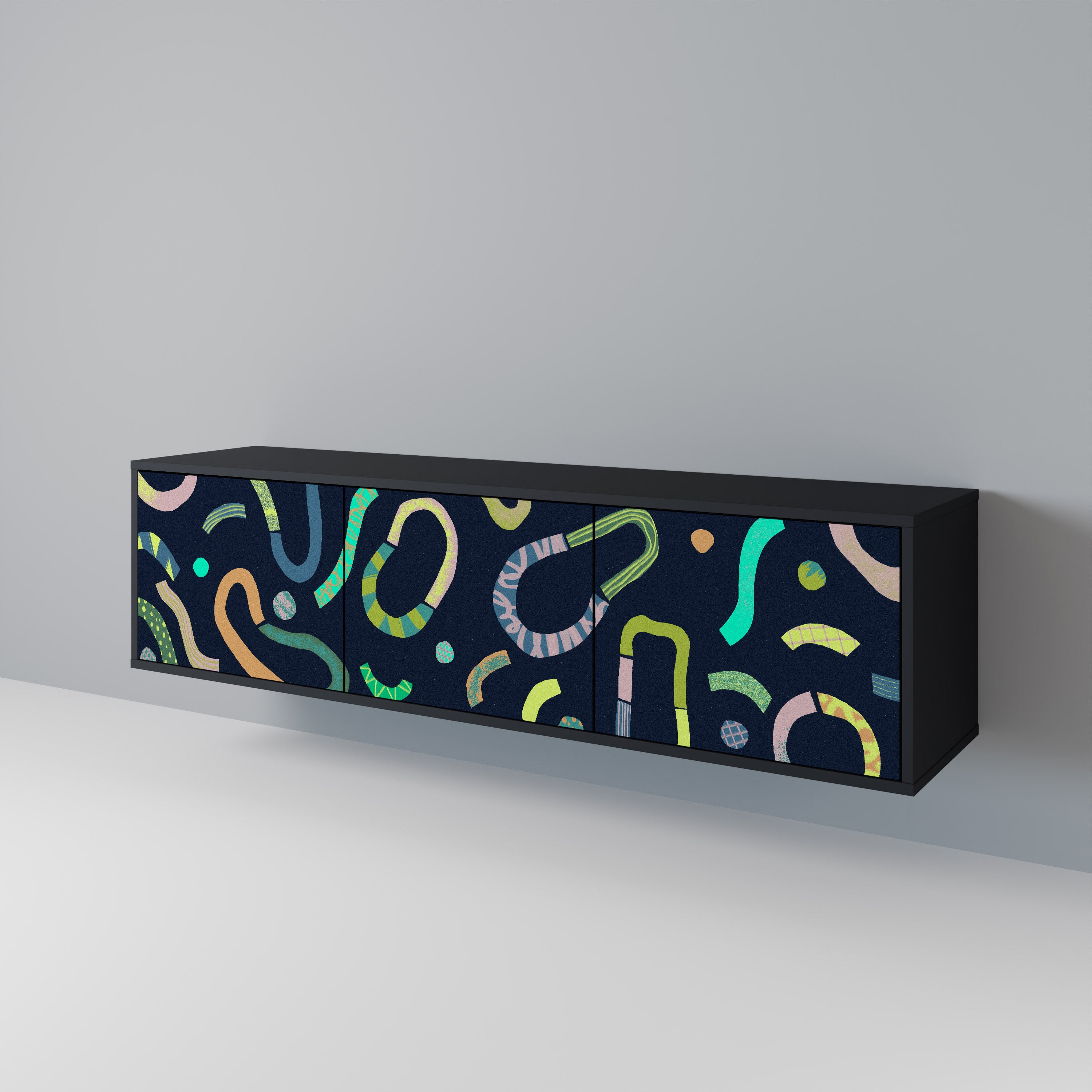 CONTRAST DANCE 3-Door TV Cabinet