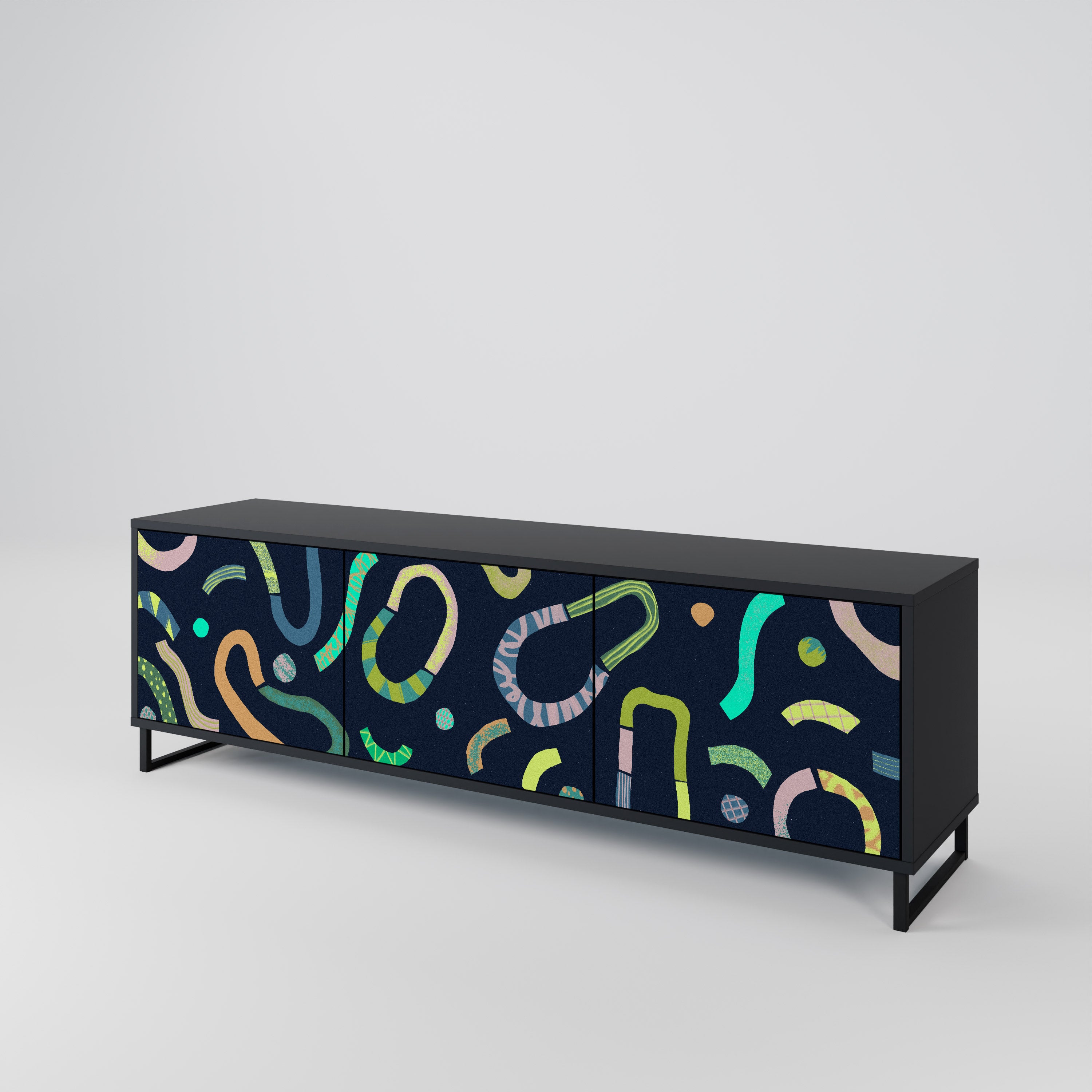 CONTRAST DANCE 3-Door TV Cabinet