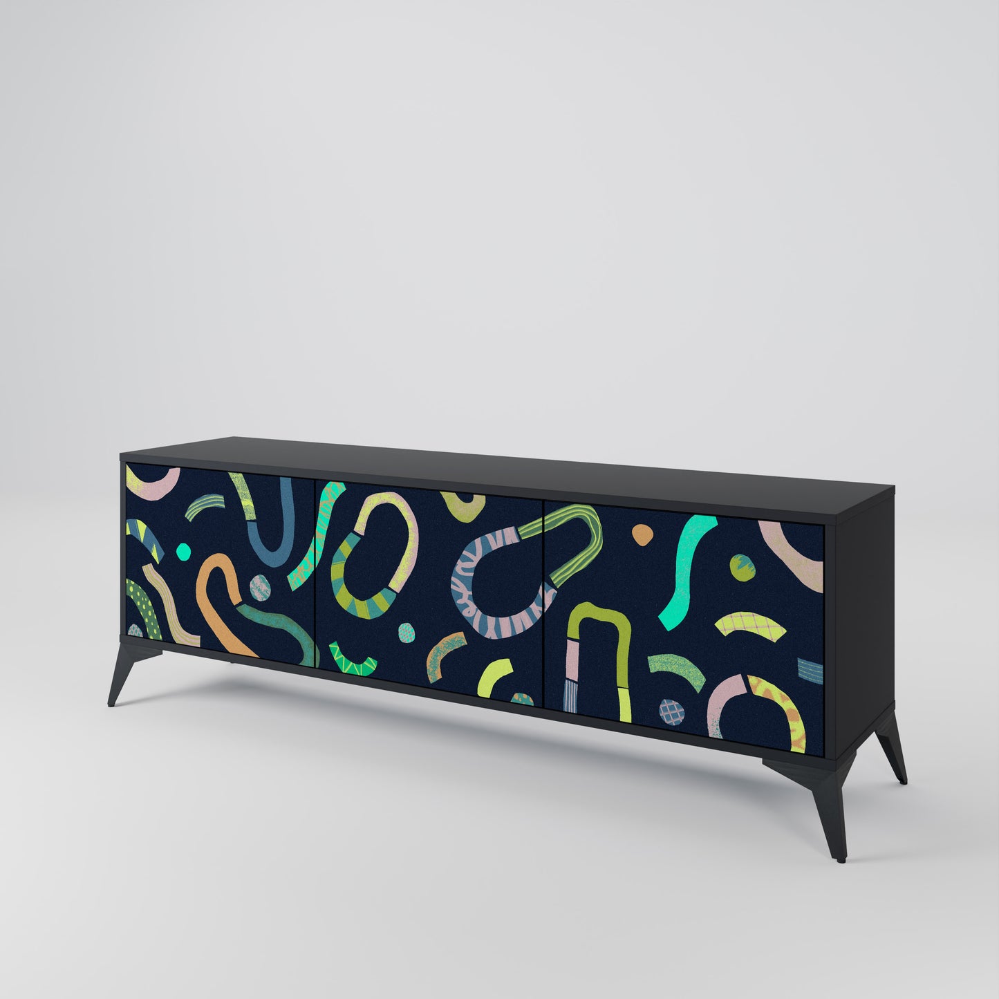 CONTRAST DANCE 3-Door TV Cabinet