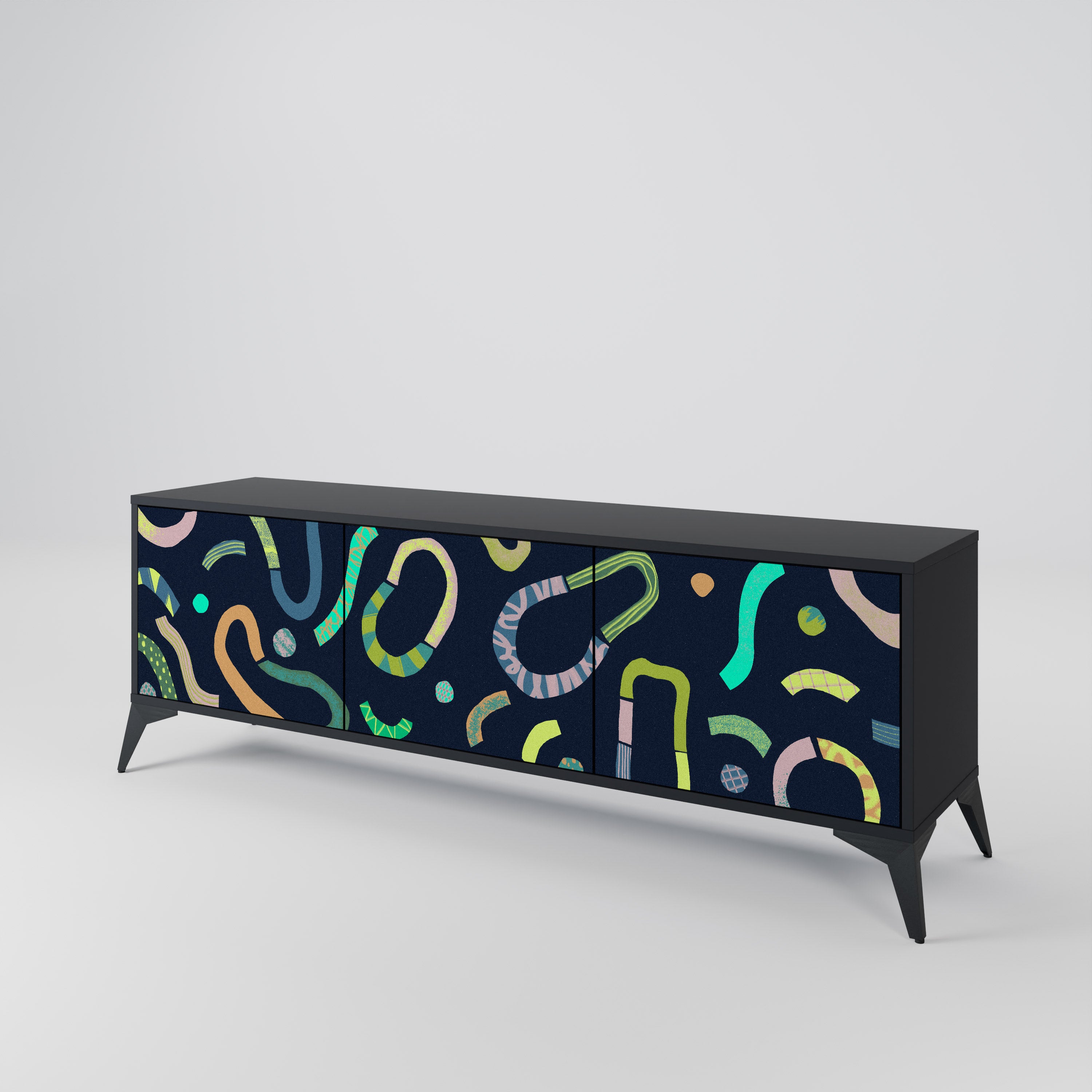 CONTRAST DANCE 3-Door TV Cabinet
