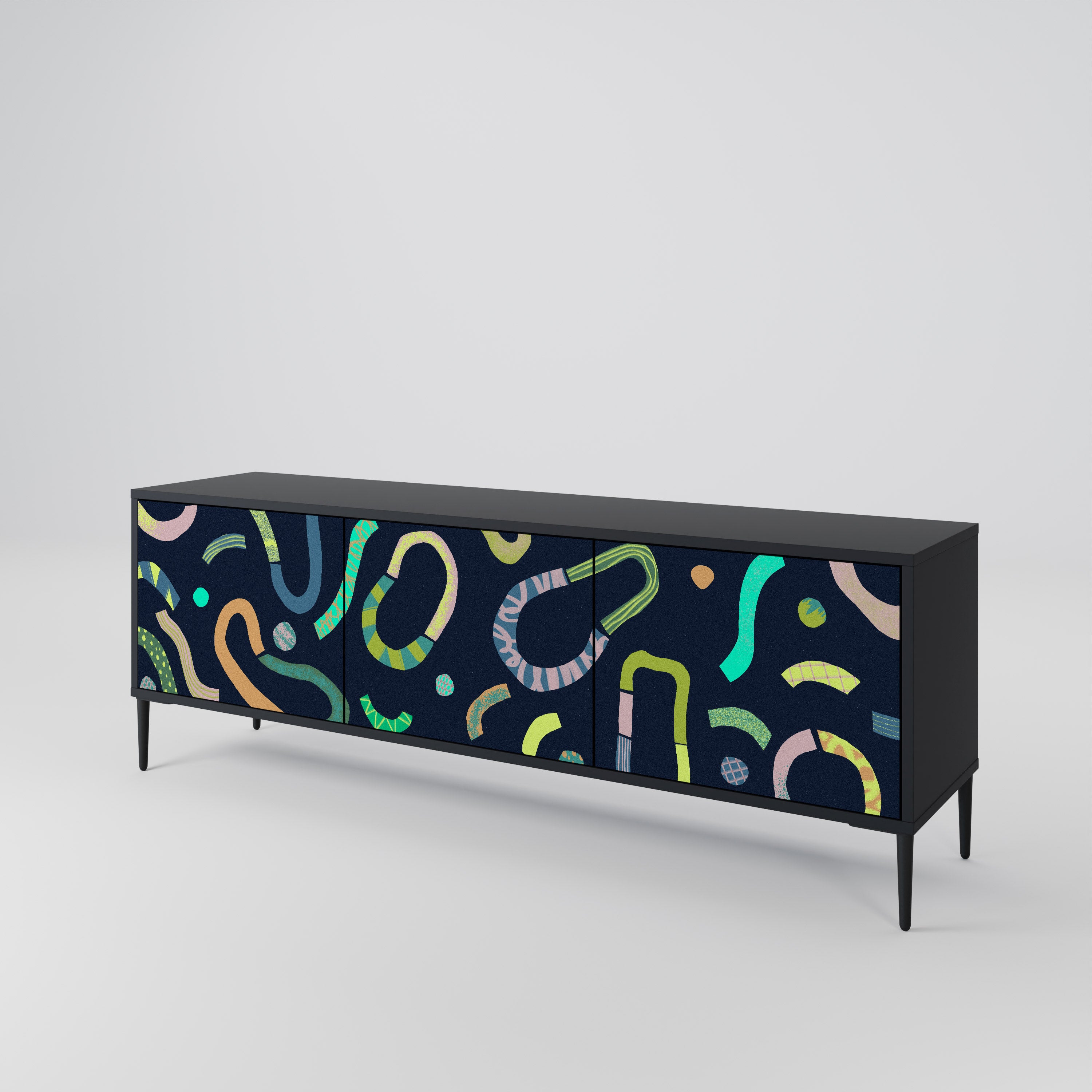 CONTRAST DANCE 3-Door TV Cabinet