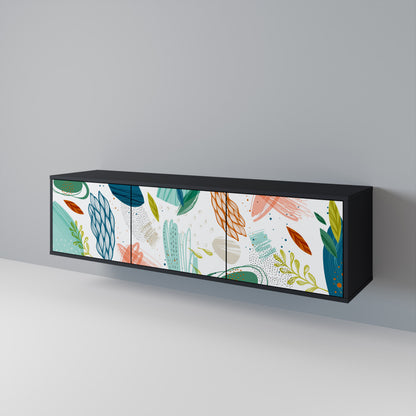 BOTANICAL HURRICANE 3-Door TV Cabinet
