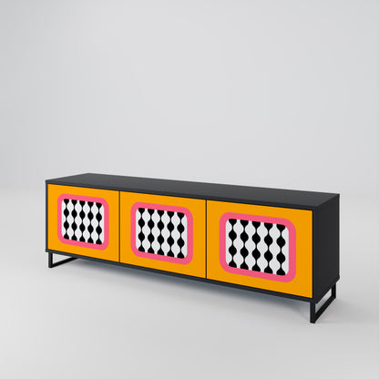 TEARS IN HEAVEN 3-Door TV Cabinet