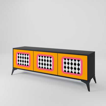 TEARS IN HEAVEN 3-Door TV Cabinet