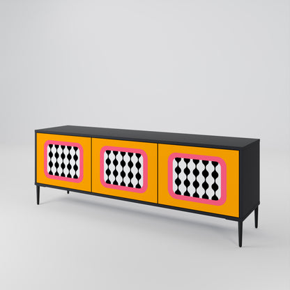 TEARS IN HEAVEN 3-Door TV Cabinet