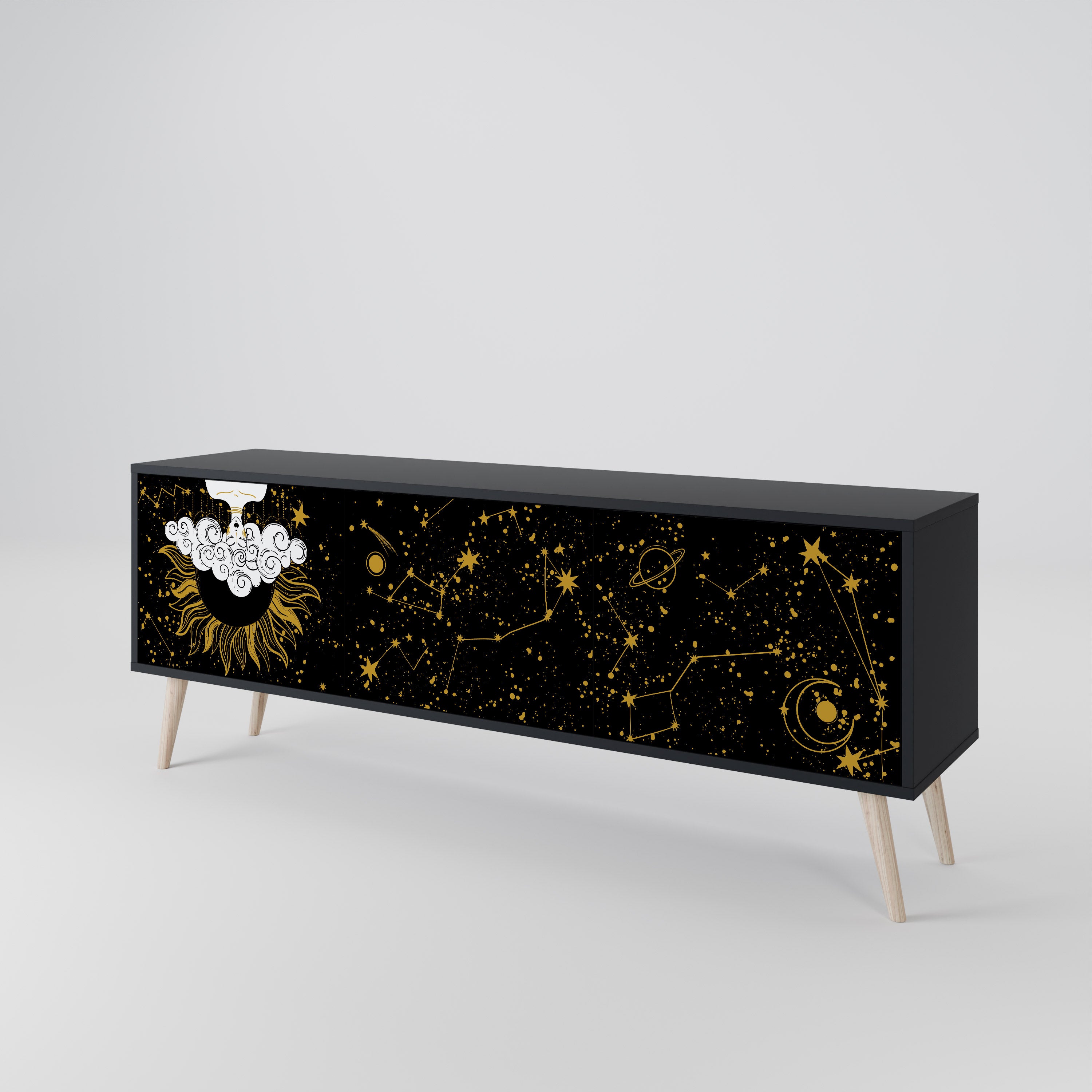 STELLAR CONSTELLATIONS 3-Door TV Cabinet