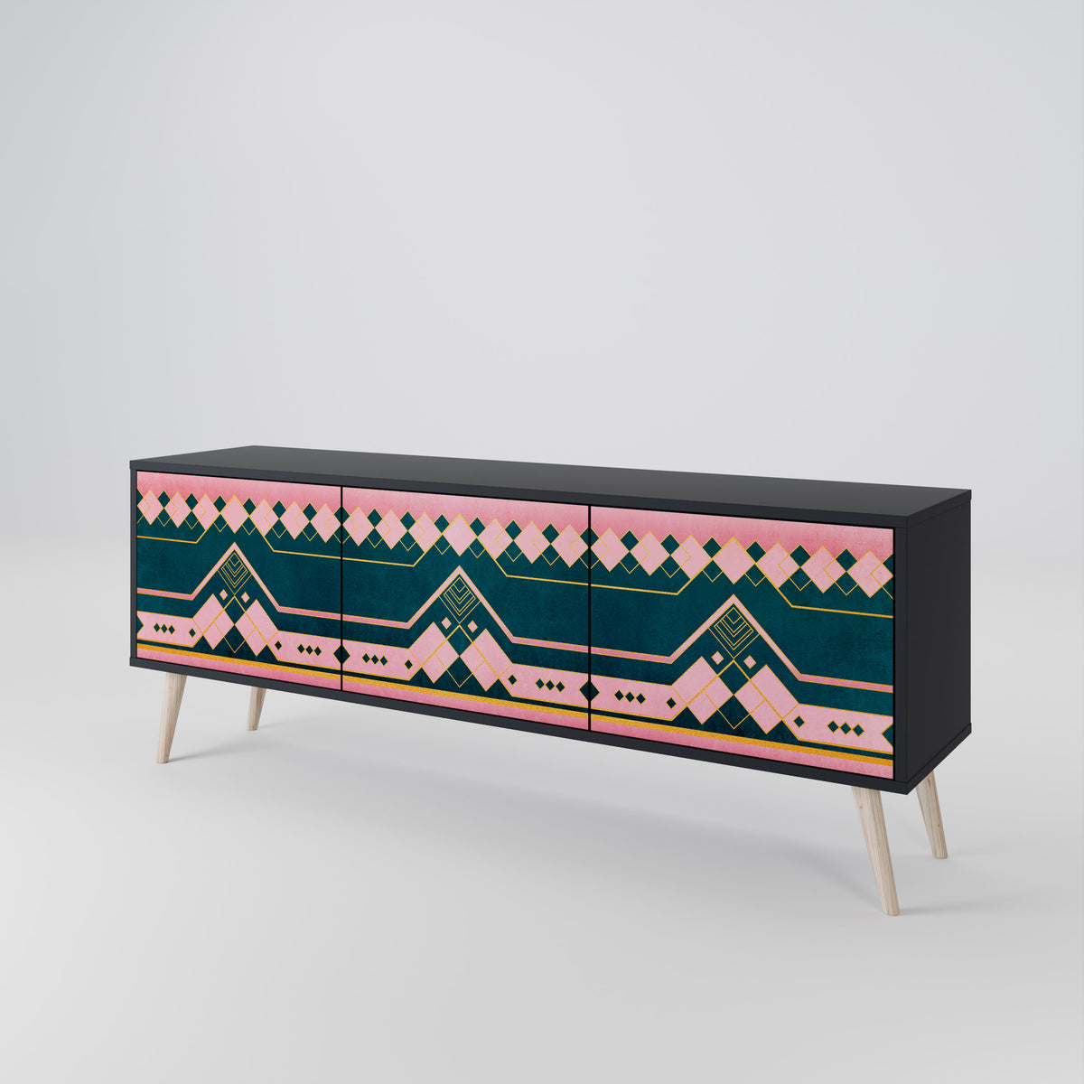 ROYAL COMPOSITION 3-Door TV Cabinet