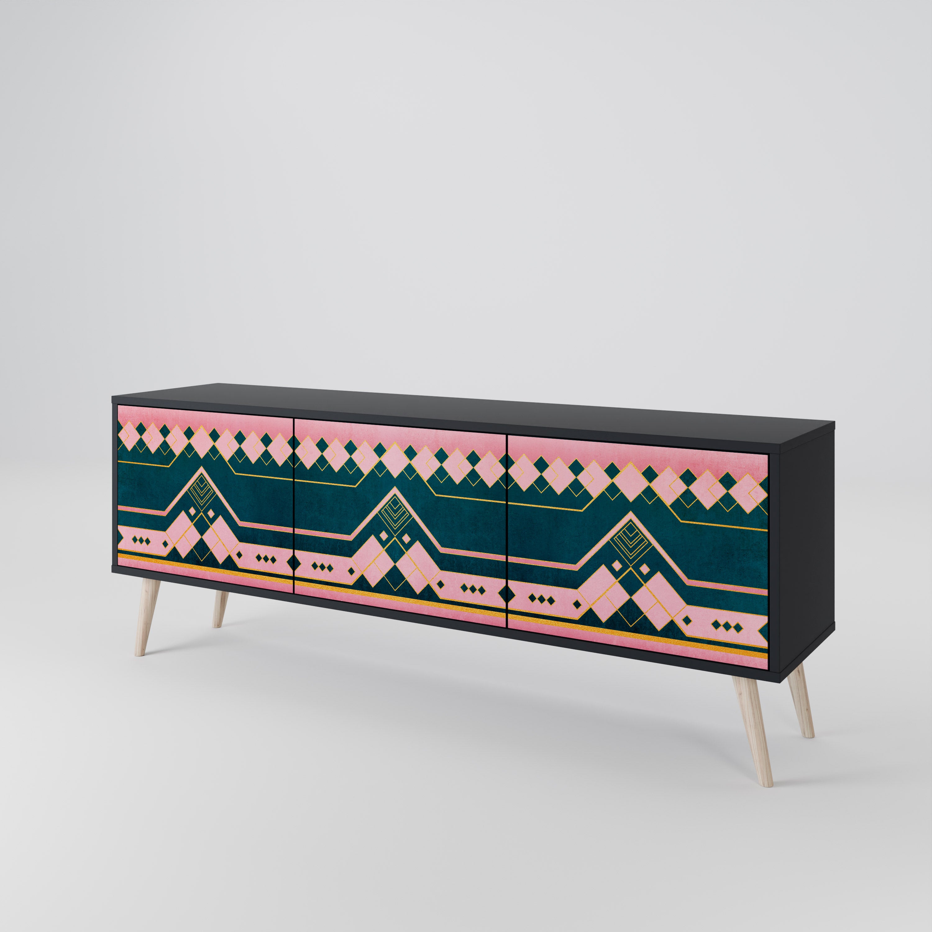 ROYAL COMPOSITION 3-Door TV Cabinet