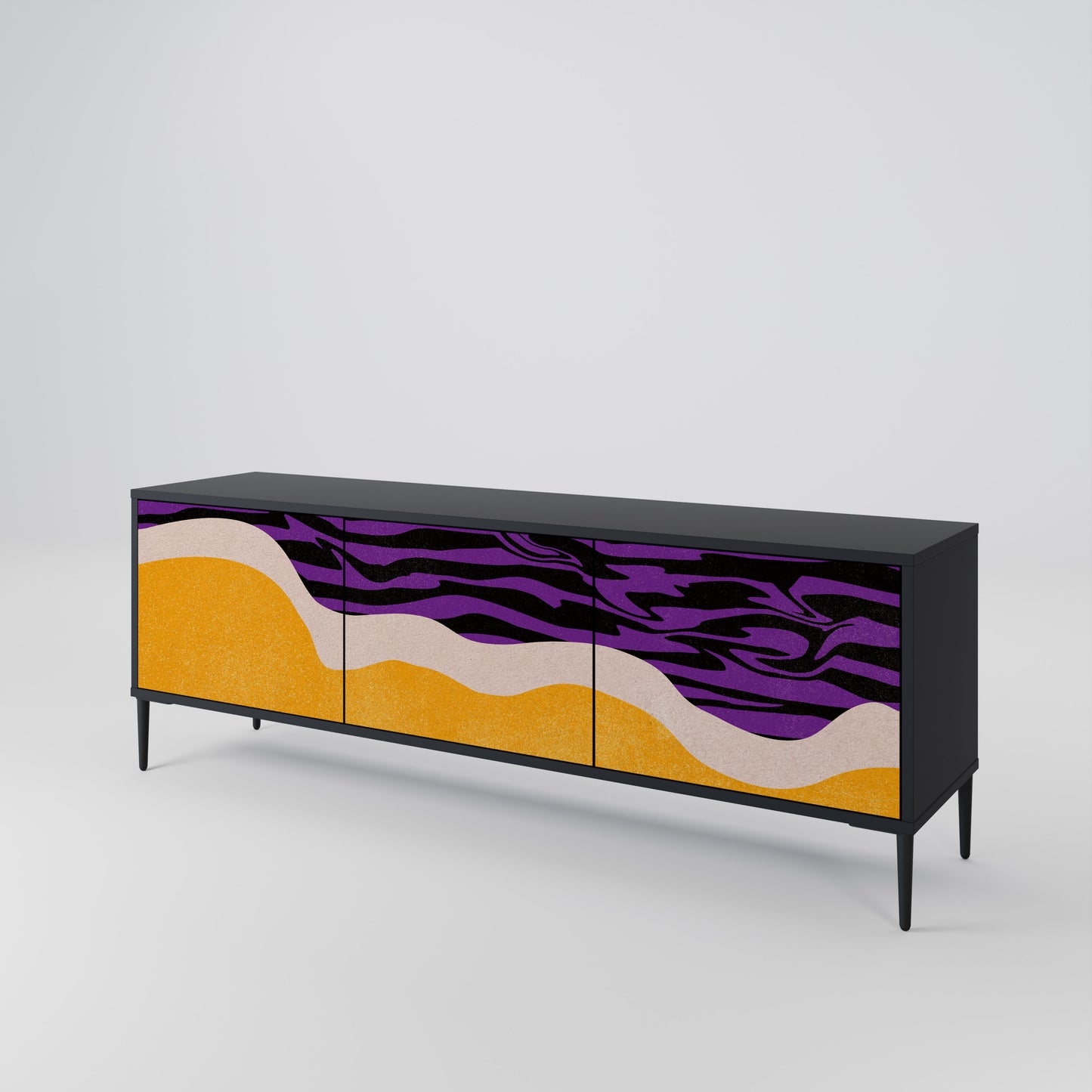 INDEPENDENT BORDER 3-Door TV Cabinet