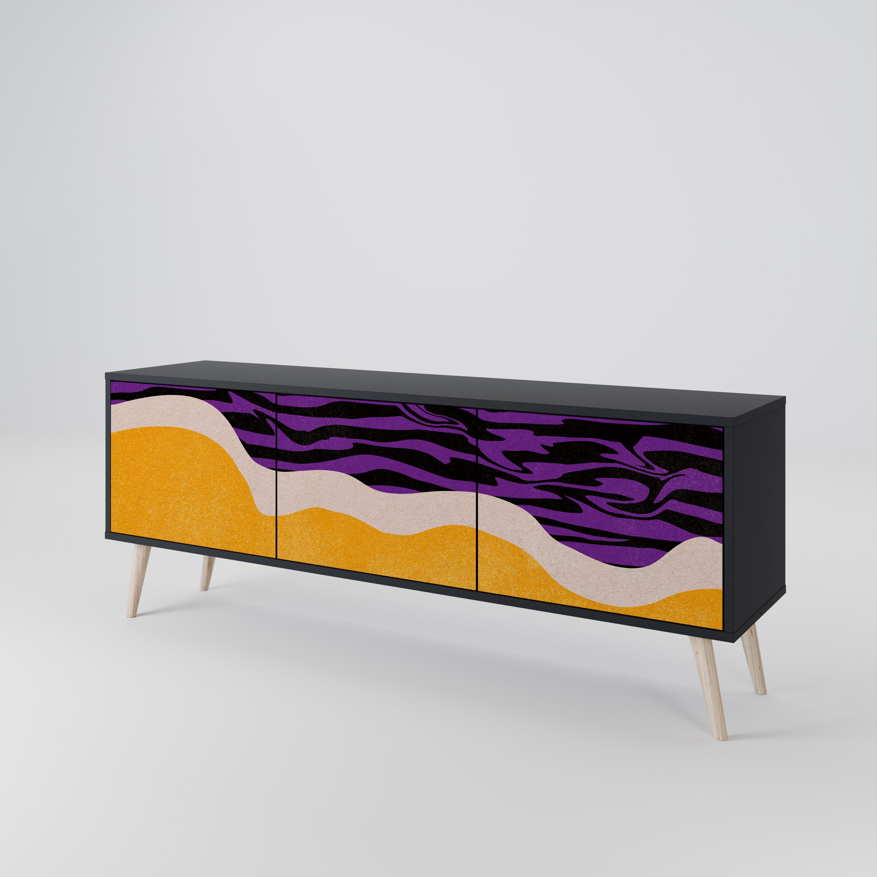 INDEPENDENT BORDER 3-Door TV Cabinet
